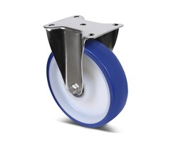 Polyurethan-Bockrolle 160 mm - Edelstahl - 450 kg