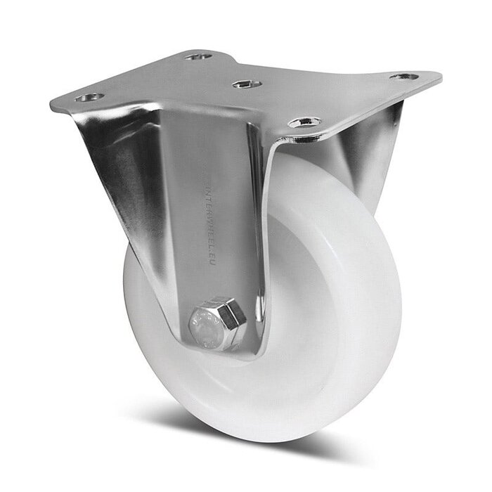 Edelstahl Polyamid Bockrolle 125 mm - 500 kg