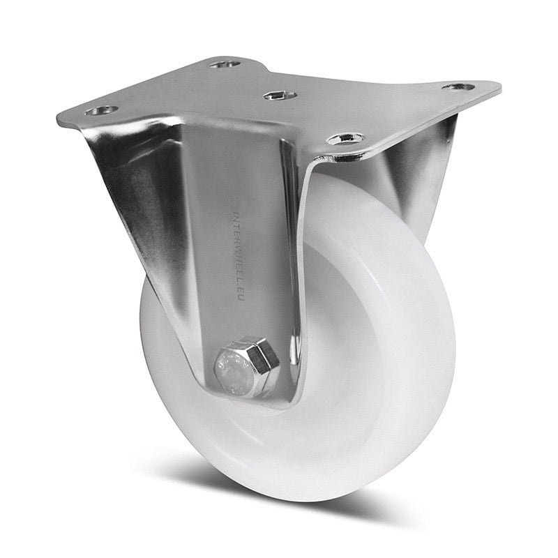 Edelstahl Polyamid Bockrolle 125 mm - 500 kg