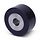 Polyurethan Antriebsrad 80x40 mm - Bohrung 20 mm H7 Nut - 200 kg