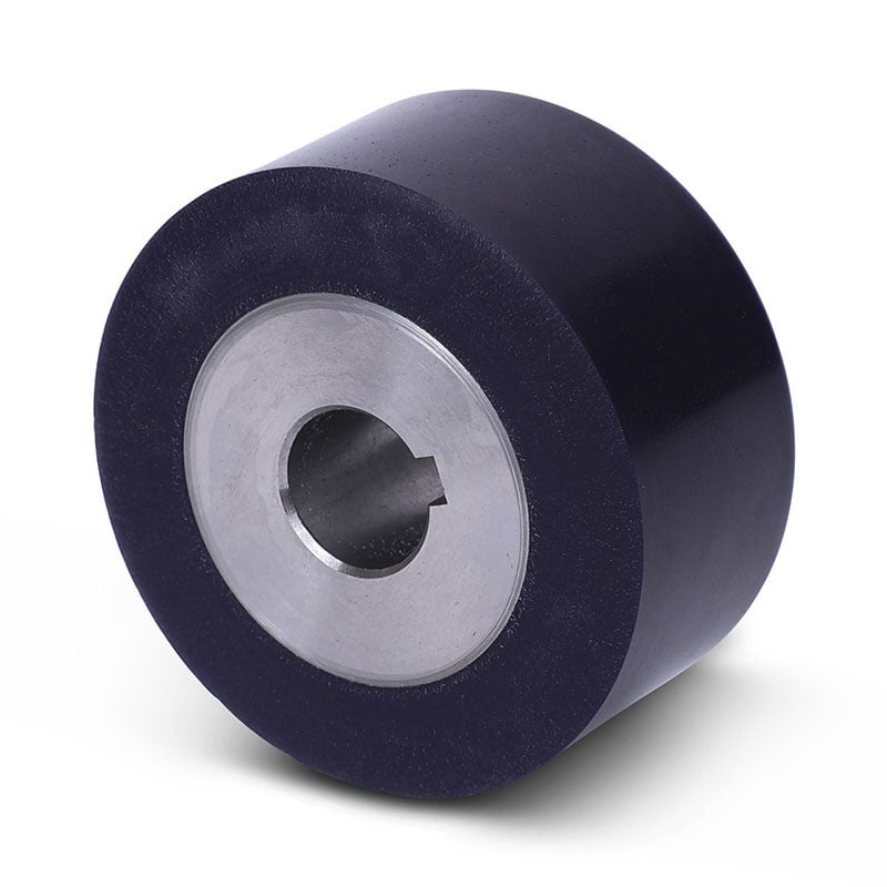 Polyurethan Antriebsrad 80x40 mm - Bohrung 20 mm H7 Nut - 200 kg