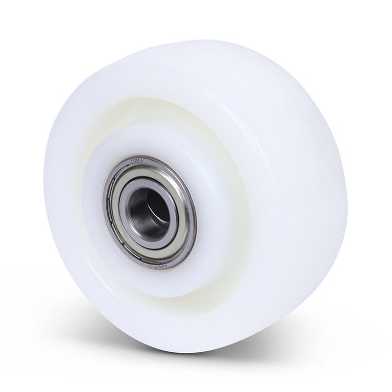 Polyamidrad 125 mm - Kugellager 20 mm - 800 kg