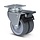 Apparate-Doppelrolle mit Bremse 75 mm - Gleitlager - Platte - 120 kg