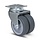Apparate-Doppelrolle 75 mm - Gleitlager - Platte - 120 kg