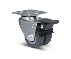 Apparate-Doppelrolle mit Bremse 50 mm - 80 kg