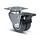Apparate-Doppelrolle mit Bremse 50 mm - Gleitlager - Platte - 80 kg