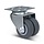 Apparate-Doppelrolle 50 mm - Platte - 80 kg