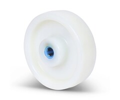 Rad aus rostfreiem Stahl 100 mm Nylon - 175 kg