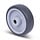 Thermoplastisches Gummirad 100 mm - Rollenlager 12 mm - 100 kg
