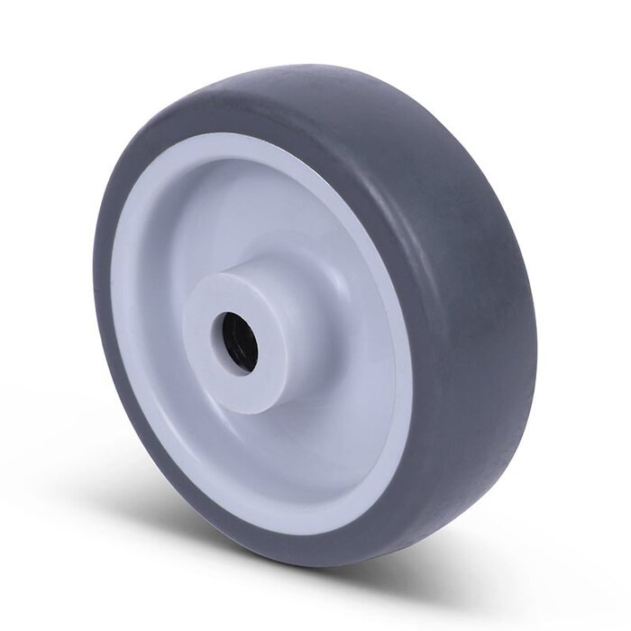 Thermoplastisches Gummirad 100 mm - Rollenlager 12 mm - 100 kg