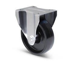 Hitzebeständige Bockrolle 125 mm bis +280 °C - 170 kg