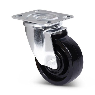 Hitzebeständige Lenkrolle 100 mm bis +300 °C - 210 kg