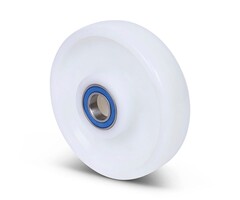 Polyamidrad 160 mm - Edelstahl-Kugellager - 700 kg