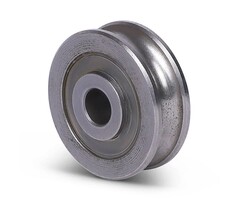 Seilrolle 30 mm mit runder U-Nut - 65 kg