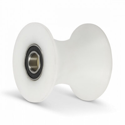 Kunststoff-Diabolo-Rolle 87 mm - Bohrung 12 mm - 150 kg