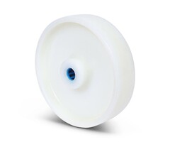 Polyamidrad 200 mm - Edelstahl-Rollenlager - 500 kg