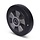 ESD elastisches Gummirad 180 mm - Kugellager 20 mm - 400 kg