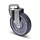 ESD-Polyurethan-Lenkrolle 125 mm - Edelstahl - 100 kg