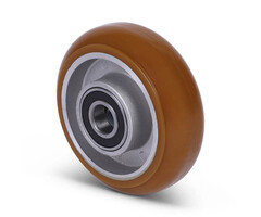 Ballige Polyurethanrad 125 mm - 310 kg