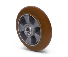Ballige Polyurethanrad 200 mm - 600 kg