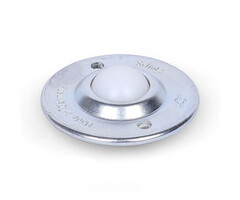 Kugelrolle 15,8 mm - Stahlblech-Gehäuse und Kunststoffkugel - 10 kg