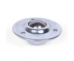 Kugelrolle 40 mm - Stahlblech-Gehäuse und Stahlkugel - 225 kg