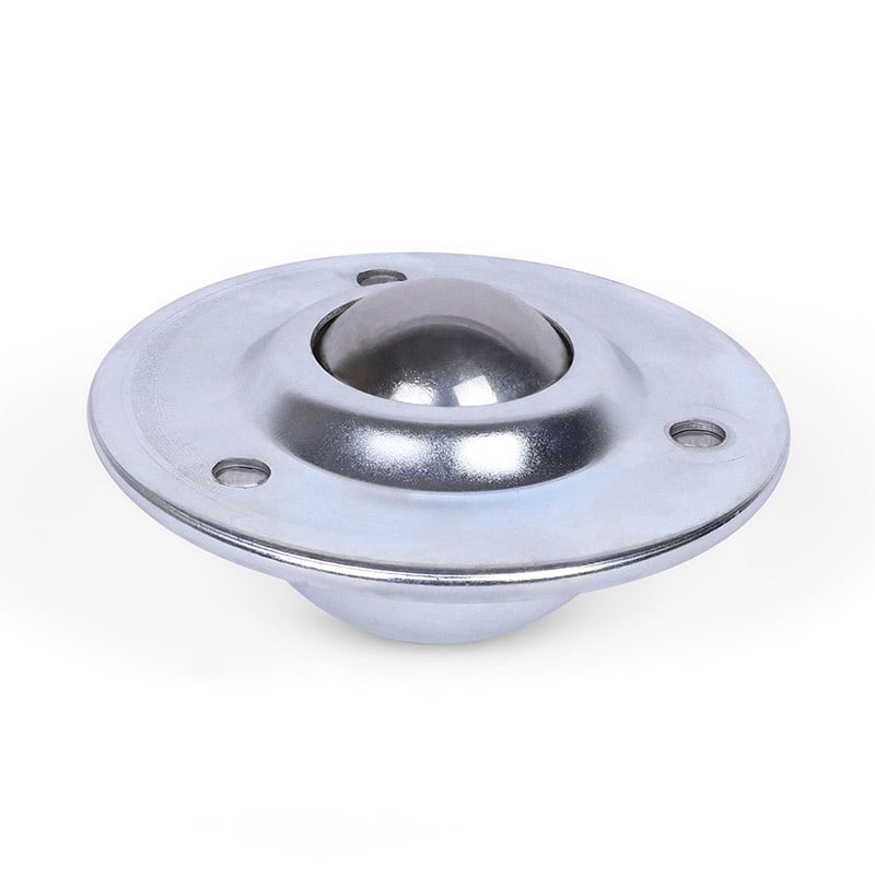 Kugelrolle 40 mm - Stahlblech-Gehäuse und Stahlkugel - 225 kg