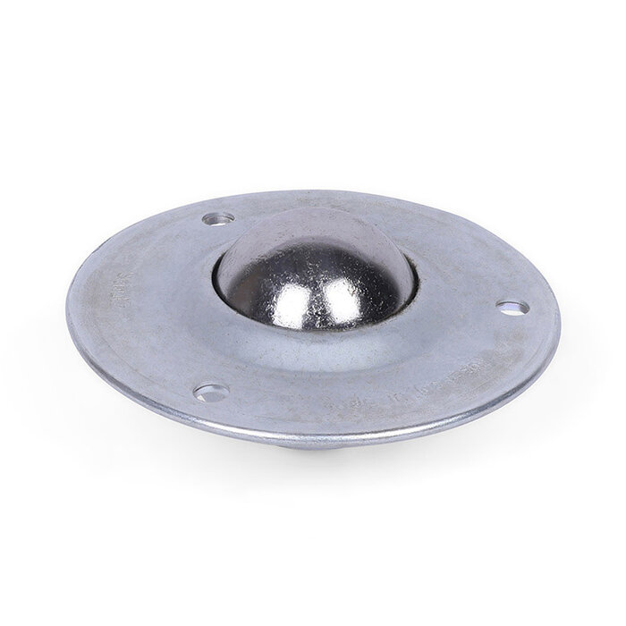 Kugelrolle 31,7 mm - Stahlblech-Gehäuse und Stahlkugel - 125 kg