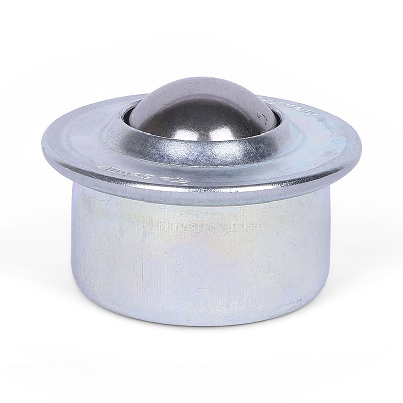 Kugelrolle 30 mm - Stahlblech-Gehäuse und Stahlkugel - 300 kg