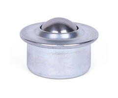 Kugelrolle 30 mm - Stahlblech-Gehäuse und Edelstahlkugel - 300 kg