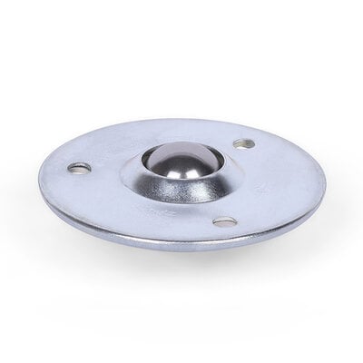 Kugelrolle 19 mm - Stahlblech-Gehäuse und Stahlkugel - 25 kg