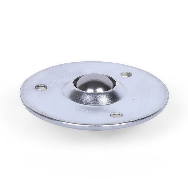 Kugelrolle 19 mm - Stahlblech-Gehäuse und Stahlkugel - 25 kg