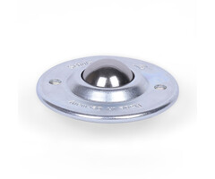Kugelrolle 15,8 mm - Stahlblech-Gehäuse und Stahlkugel - 12 kg