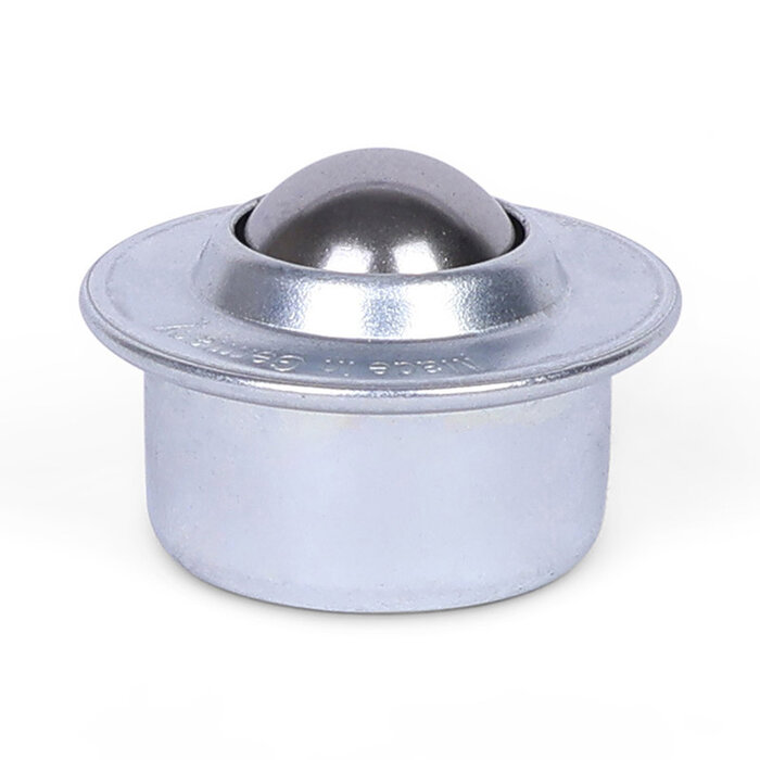 Kugelrolle 15,8 mm - Stahlblech-Gehäuse und Edelstahlkugel - 60 kg