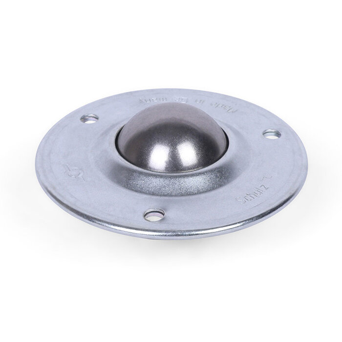 Kugelrolle 15,8 mm - Stahlblech-Gehäuse und Edelstahlkugel - 12 kg