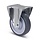 Thermoplastische Gummi-Bockrolle 125 mm - Kugellager - 135 kg