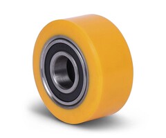 Polyurethan Hubwagenrolle 65x30 mm - 150 kg