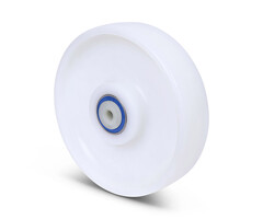 Polyamidrad 160 mm - Edelstahl-Kugellager - 700 kg