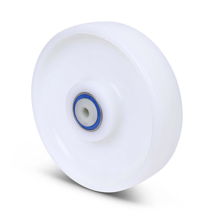 Polyamidrad 160 mm - Edelstahl-Kugellager 12 mm - 700 kg