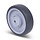 Thermoplastisches Gummirad 125 mm - Kugellager 10 mm - 135 kg
