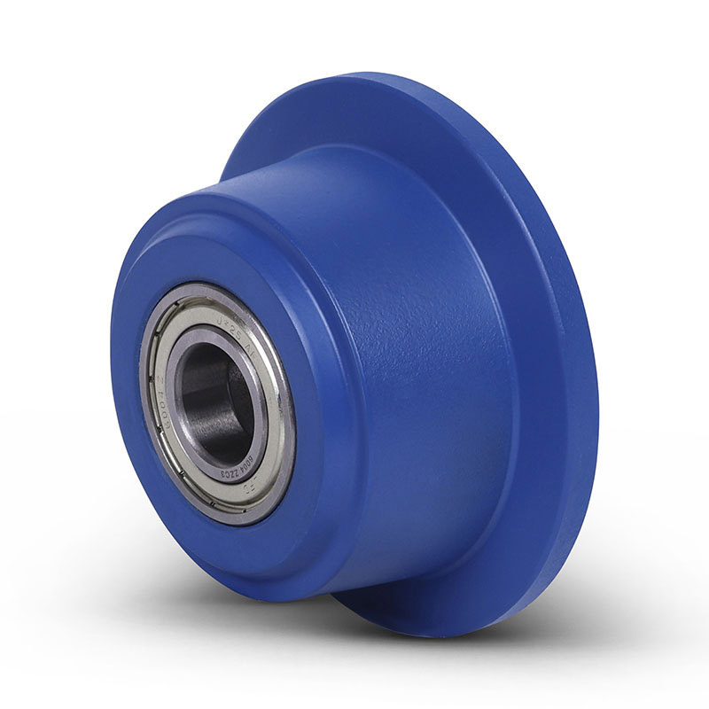 Grauguss-Spurkranzrad 75 mm - Kugellager 20 mm - 800 kg