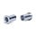Achsbuchse (T) - 12x8x21 mm | verzinkter Stahl