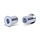 Achsbuchse (T) - 15x8x21 mm | verzinkter Stahl