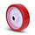 Polyurethanrad 125 mm - Rollenlager 15 mm - 200 kg