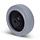 Gummirad 100 mm – Kugellager, Achsenbohrung 8 mm – 160 kg