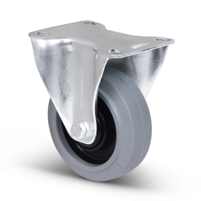 Gummi-Bockrolle 100 mm – Kugellager – 160 kg