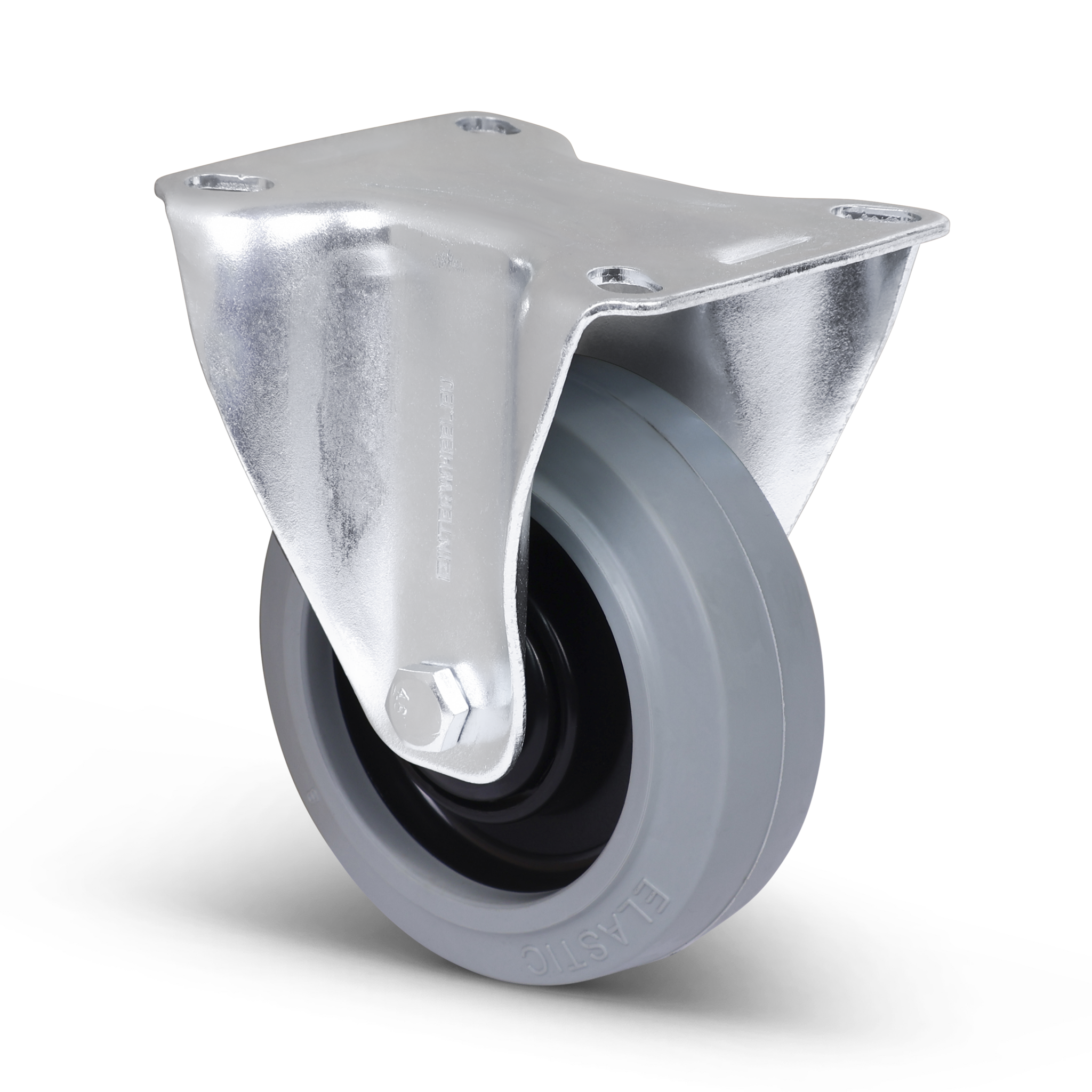 Gummi-Bockrolle 100 mm – Kugellager – 160 kg