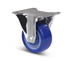 Polyurethan-Bockrolle 80 mm - Edelstahl - 120 kg