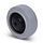 Elastisches Gummirad 80 mm - Kugellager 8 mm - 110 kg
