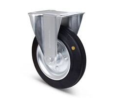 ESD-Vollgummi-Bockrolle 200 mm - 205 kg